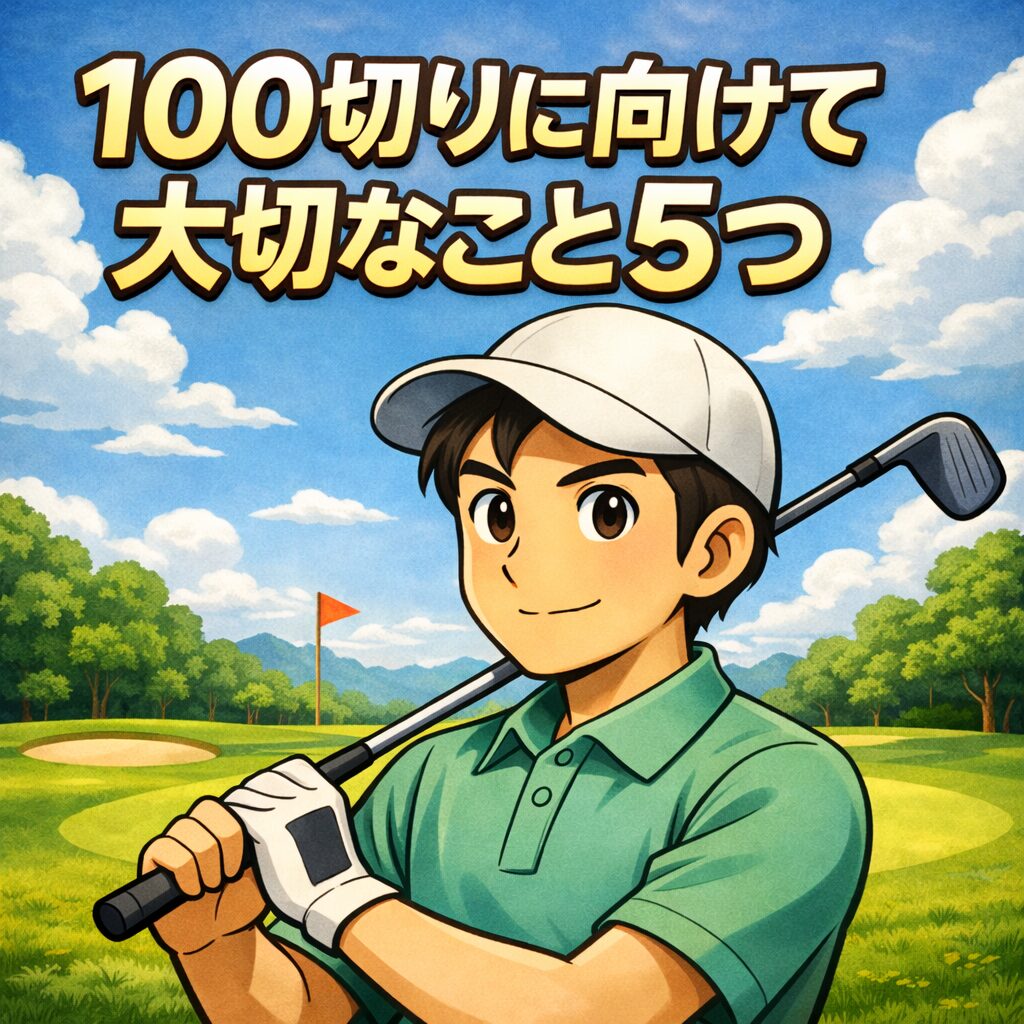100切りに向けて大切なこと5つ【初心者向けゴルフ上達法】