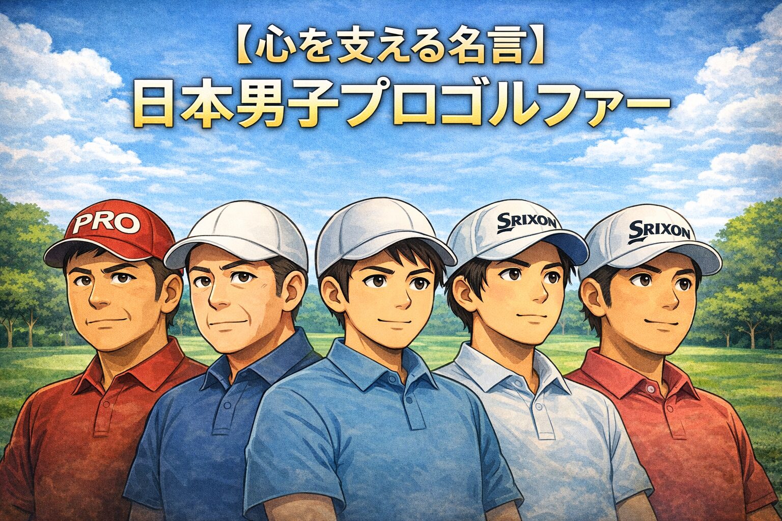 【心を支える一言を】男子プロゴルファー名言集 （日本編）Part1